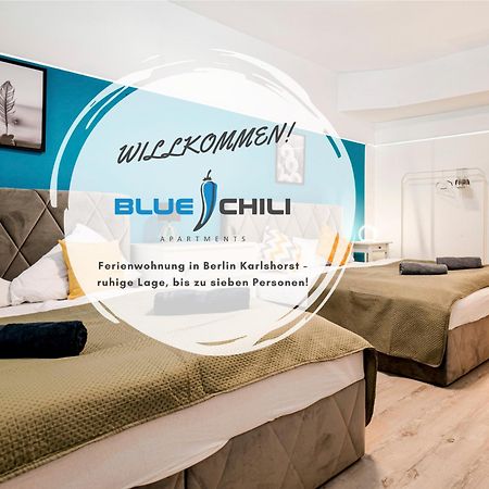 Blue Chili 31 - Stadtwohnung Fuer 7 - Modern Zentral Karlshorst Wlan Berlino Esterno foto